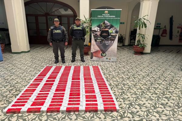 Cajetillas encontradas
