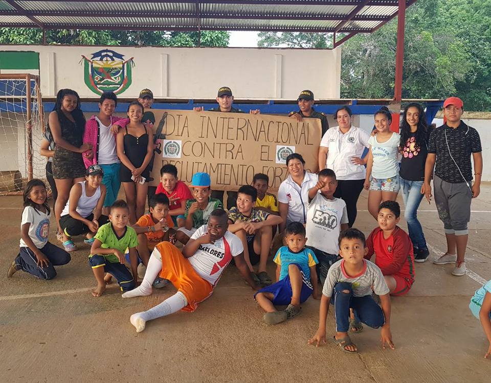 Conmemoramos el día internacional contra el reclutamiento forzado en niños, niñas y adolescentes