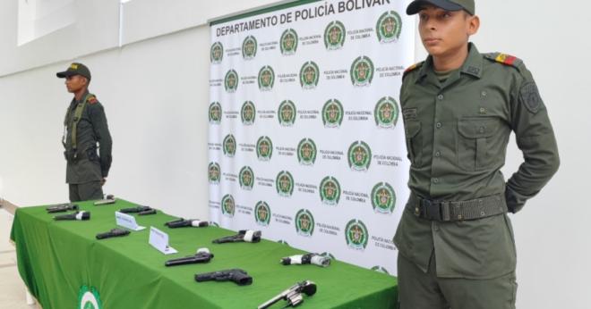 exhibición de armas traumáticas