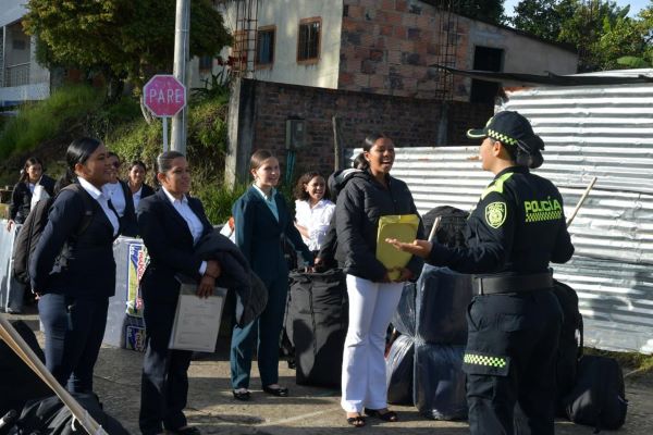 BIENVENIDA A LAS ASPIRANTES PARA PATRULLEROS DE POLICÍA 