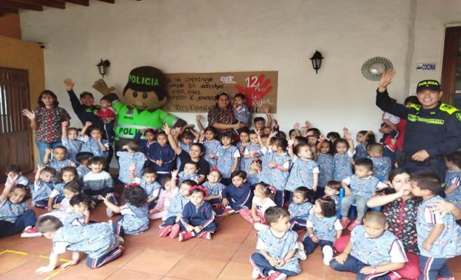 Campaña comunitaria interinstitucional en contra de la violencia infantil en Girardota 