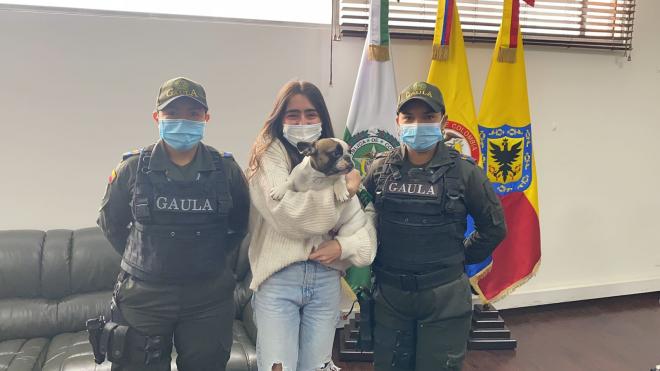 'Venus', la perrita que fue arrebatada a sus dueños, ya regresó a su hogar